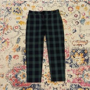 Houston White Men's Green Plaid Pants
